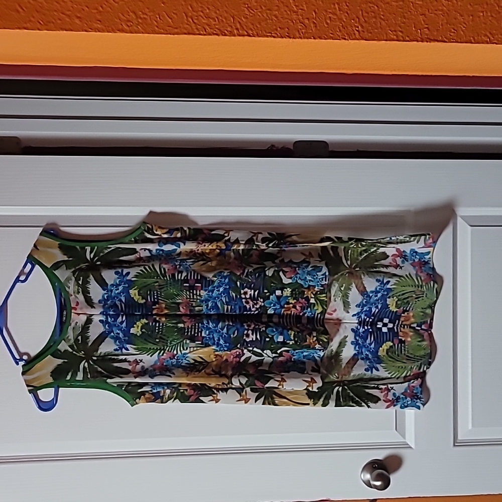 Nicole by Nicole Miller L multi floral blouse